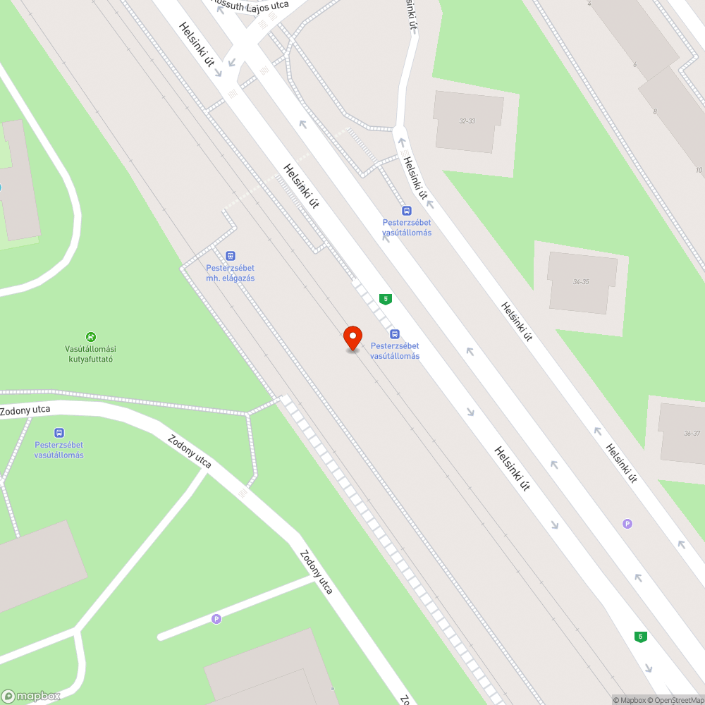 Megrongált padok bejelentés helye