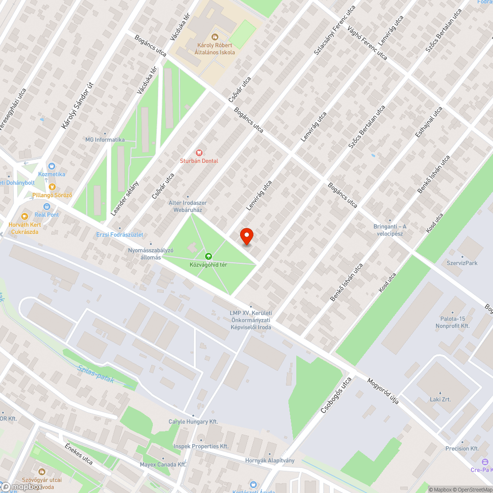 Elhagyott járművek a Közvágóhíd téren bejelentés helye