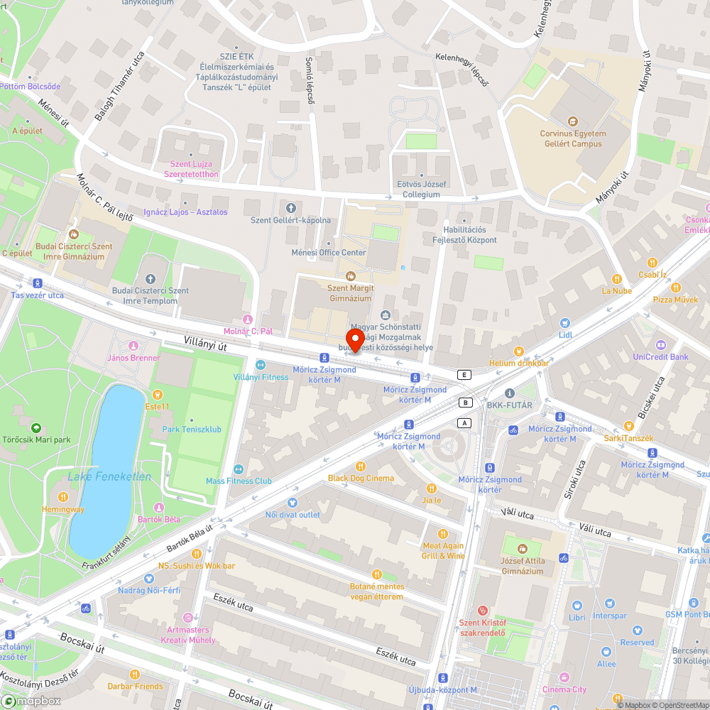 Megsüllyedt útburkolat bejelentés helye