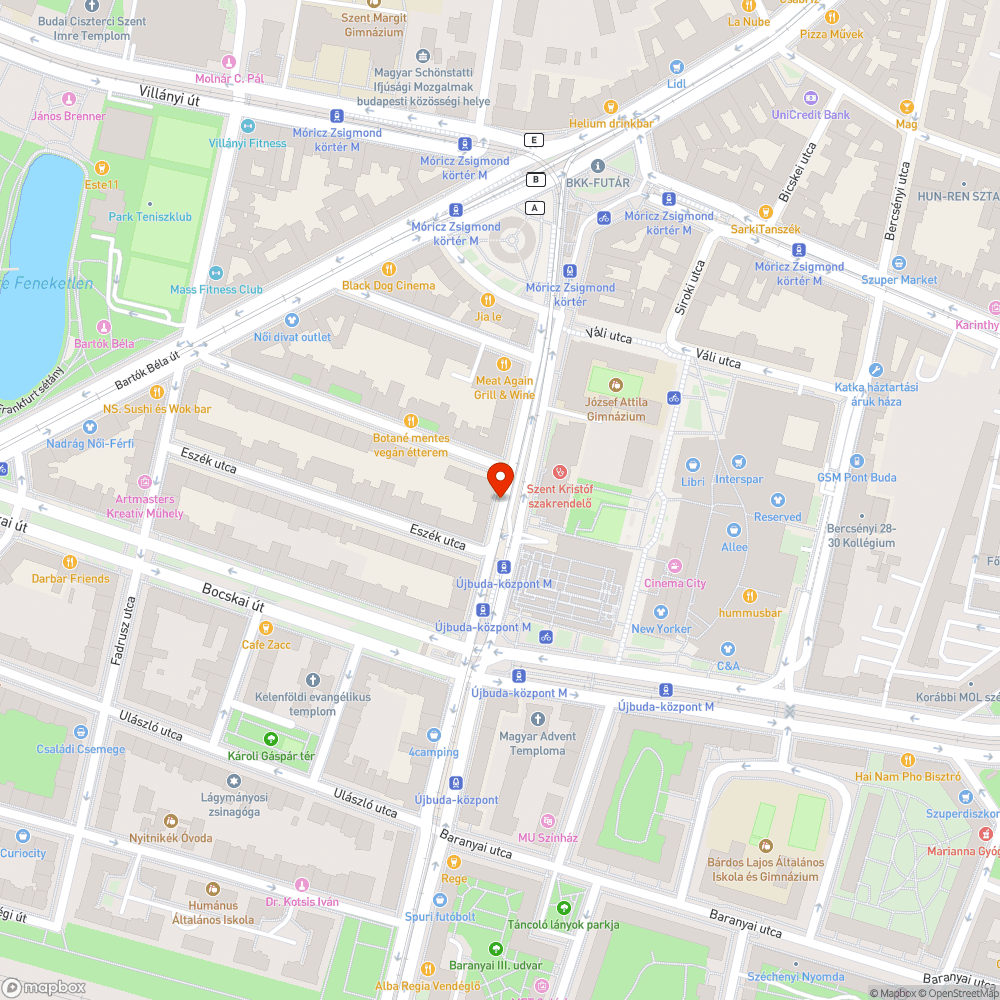 Üres fahely bejelentés helye