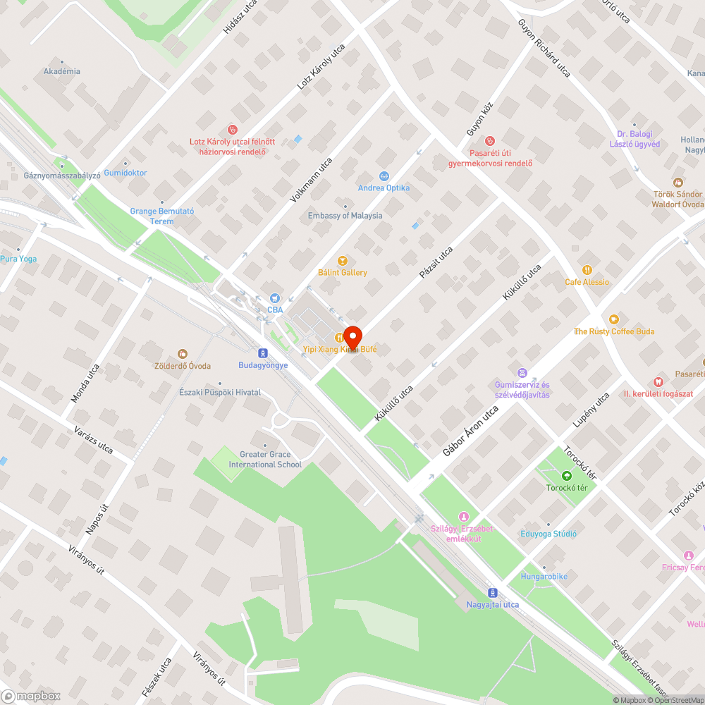 Elpusztult fák bejelentés helye