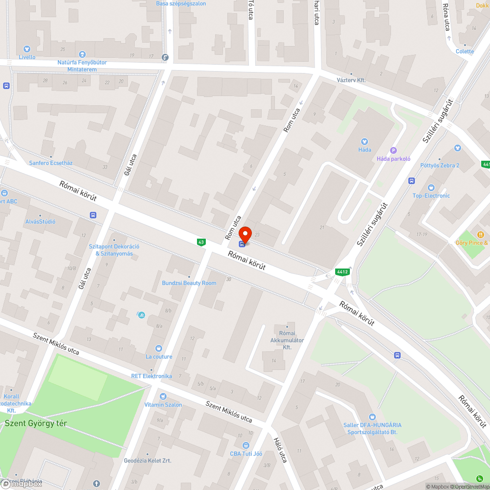 Leszakadt szemetes bejelentés helye