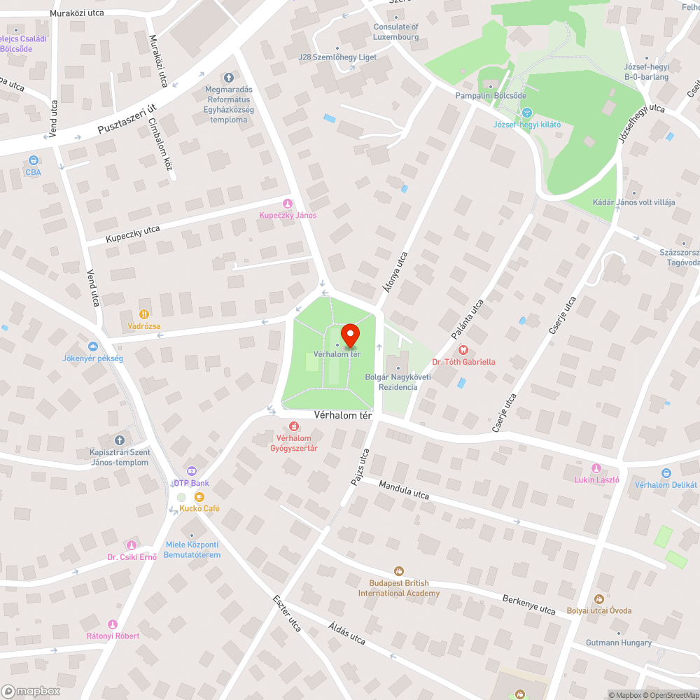 Pára kapu a Vérhalom téri játszótéren bejelentés helye