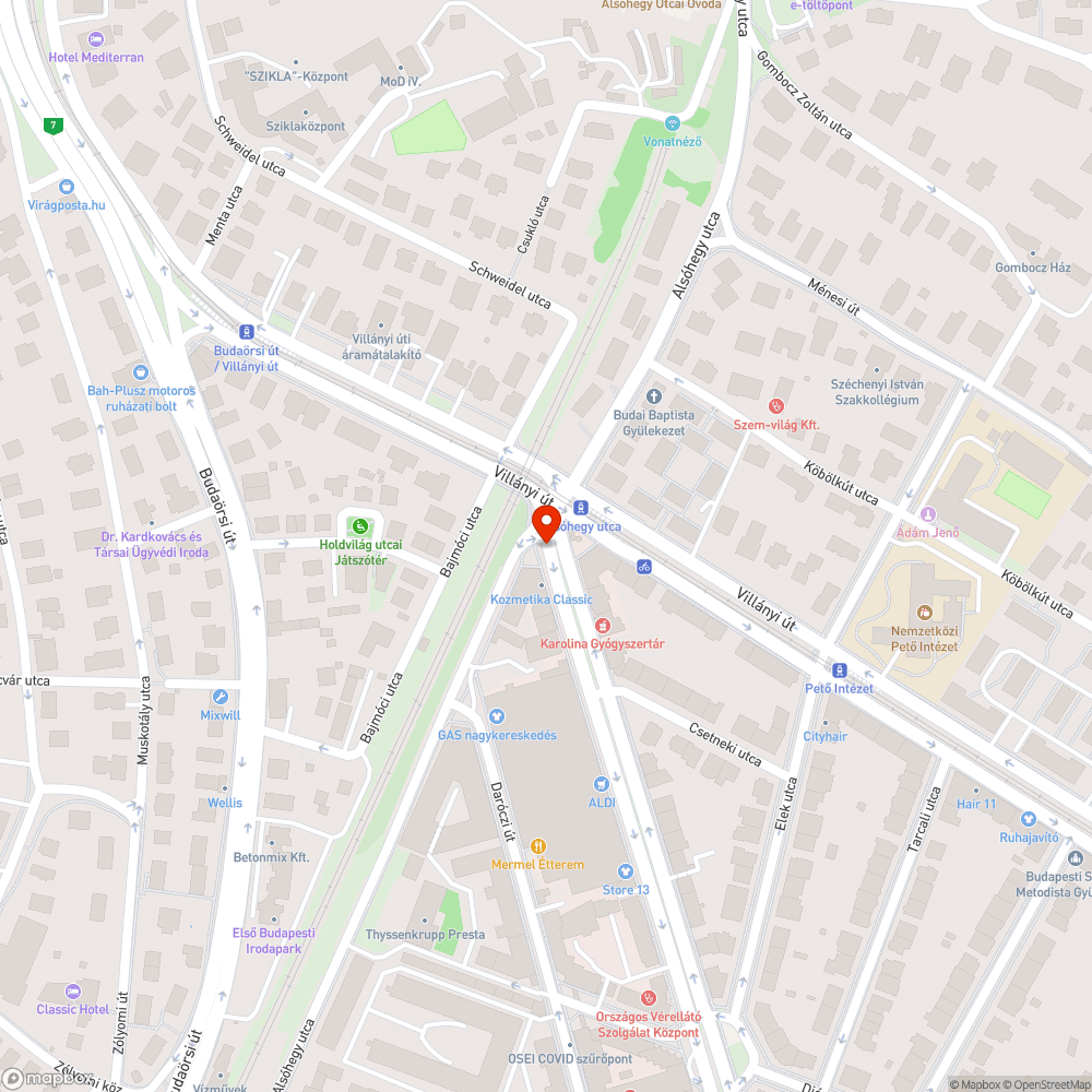 Letakart lámpa bejelentés helye