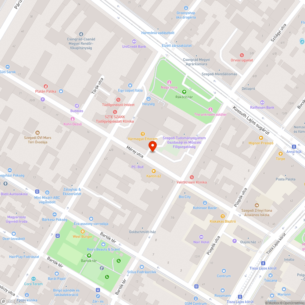 Mély gödör az akna mellett - Mérey u.10. (Rákóczi tér) bejelentés helye