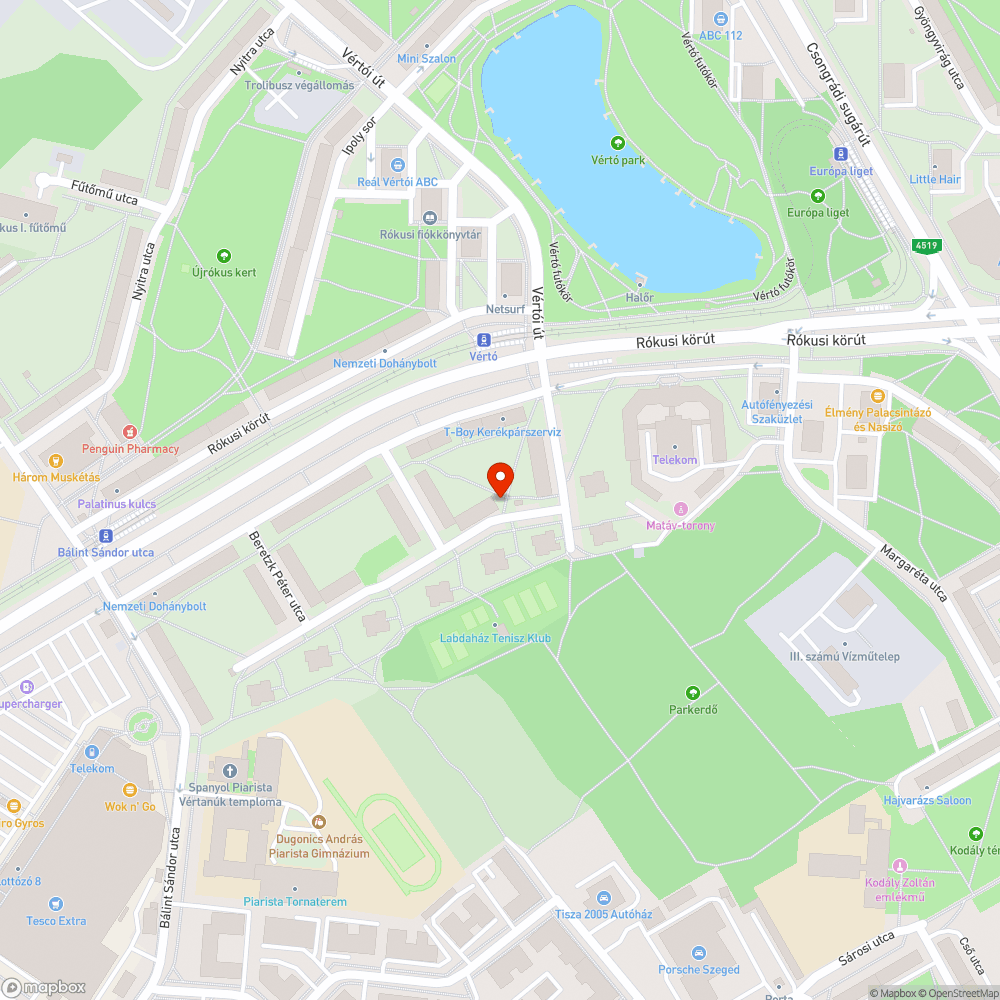 Félig elásott autógumi bejelentés helye