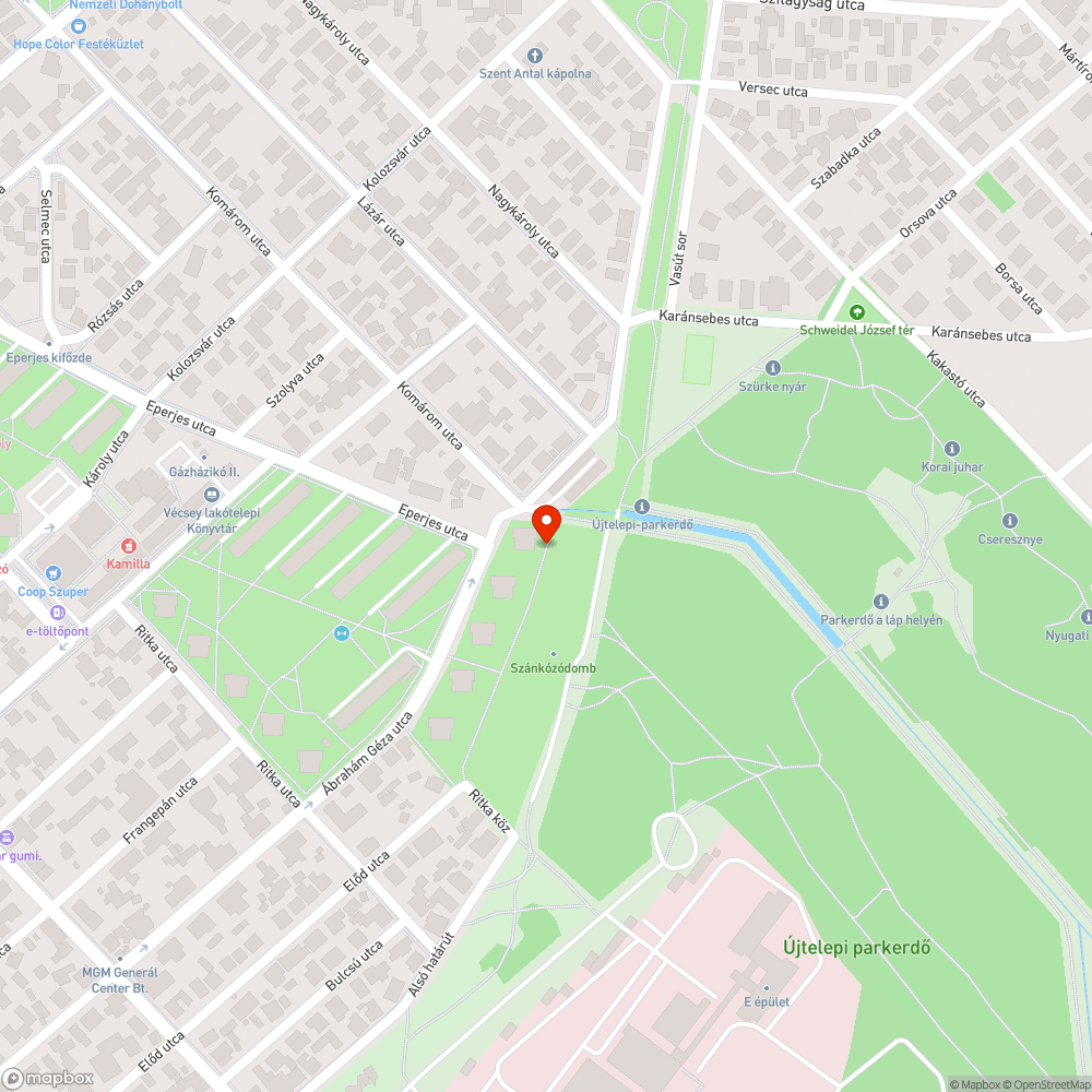 Rozsdás, firkás táblák bejelentés helye