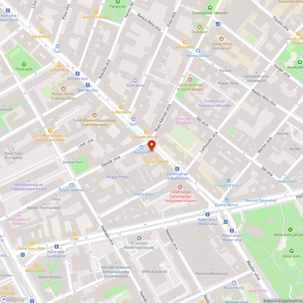 Szemét bejelentés helye