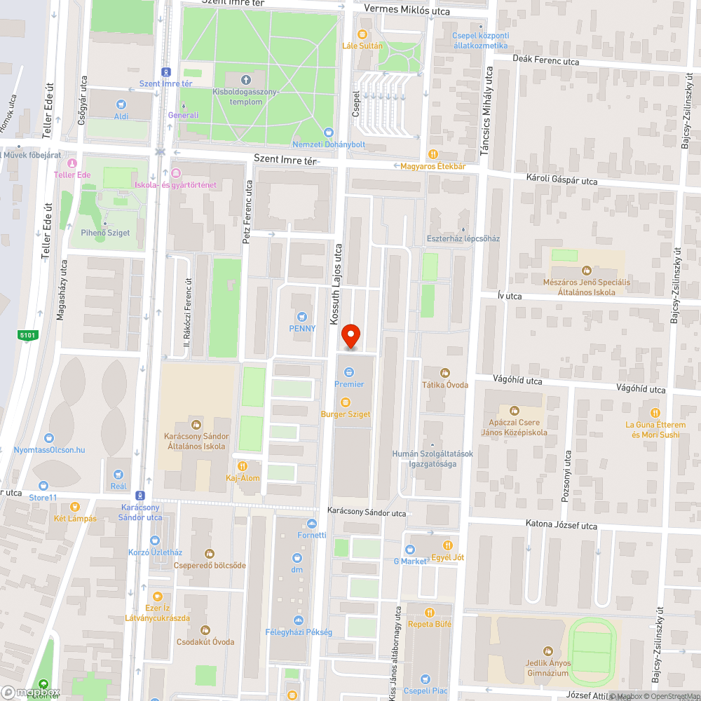 Eldugult vízelvezető bejelentés helye