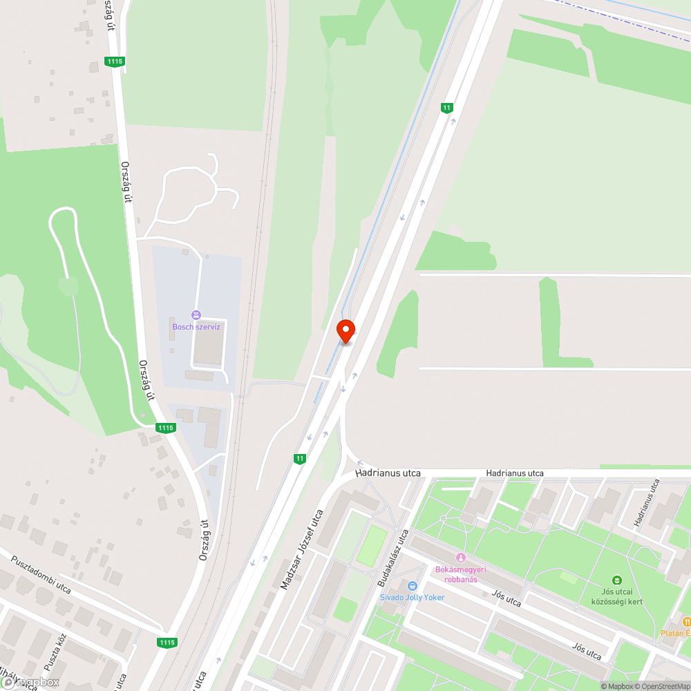 Eltömődött bejelentés helye