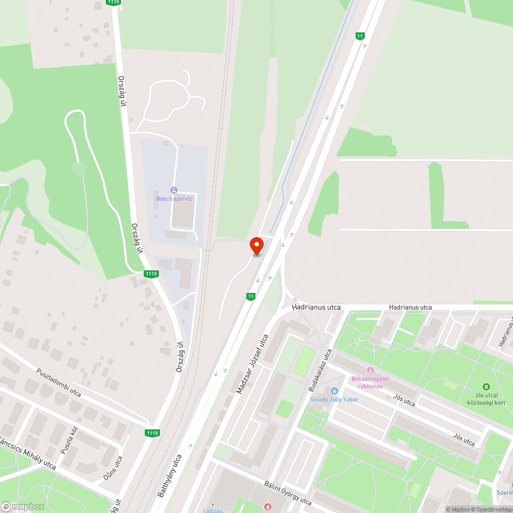 Szemét bejelentés helye