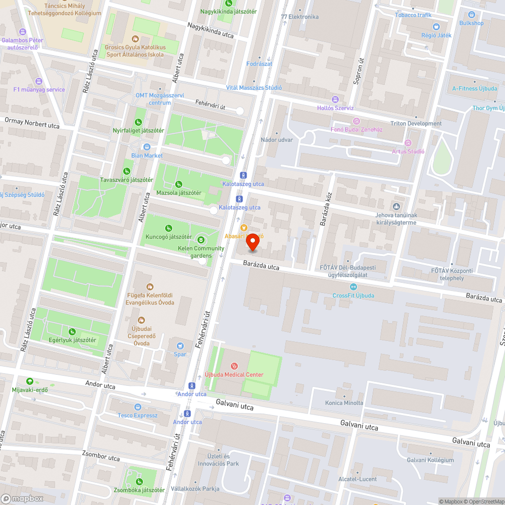 Elhagyott autók bejelentés helye