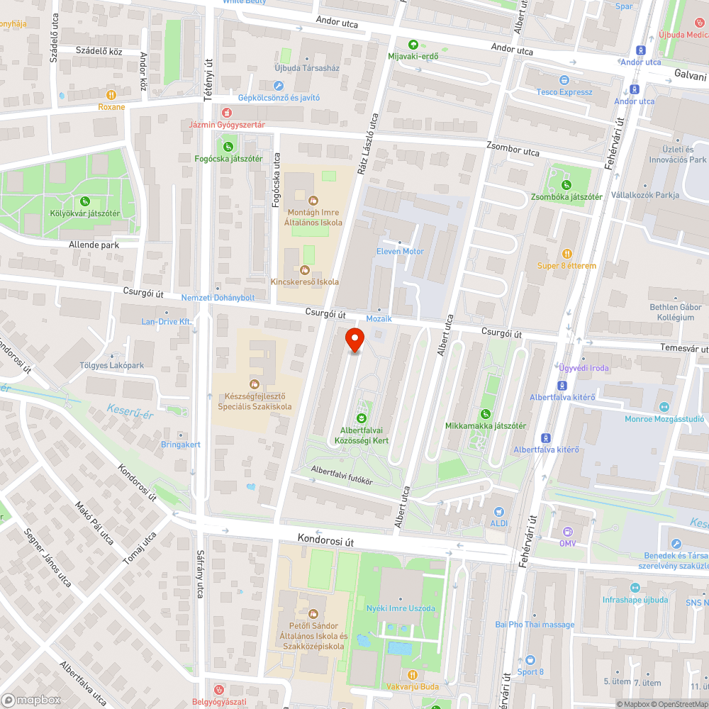 Elhagyott autók bejelentés helye