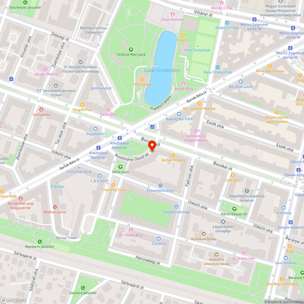 Elhagyott újságosbódé bejelentés helye