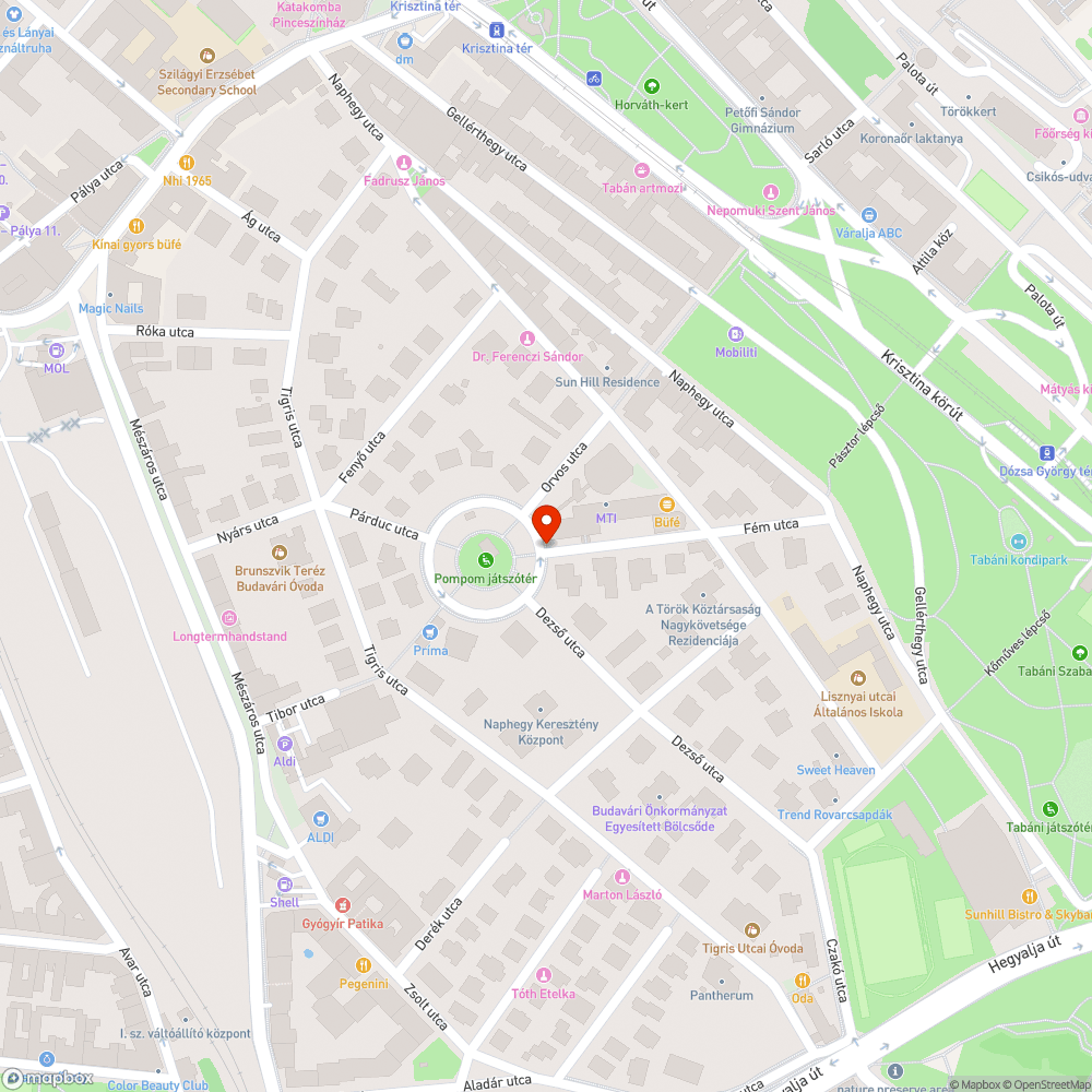 lyuk (hiányzó fedél) az a úton bejelentés helye