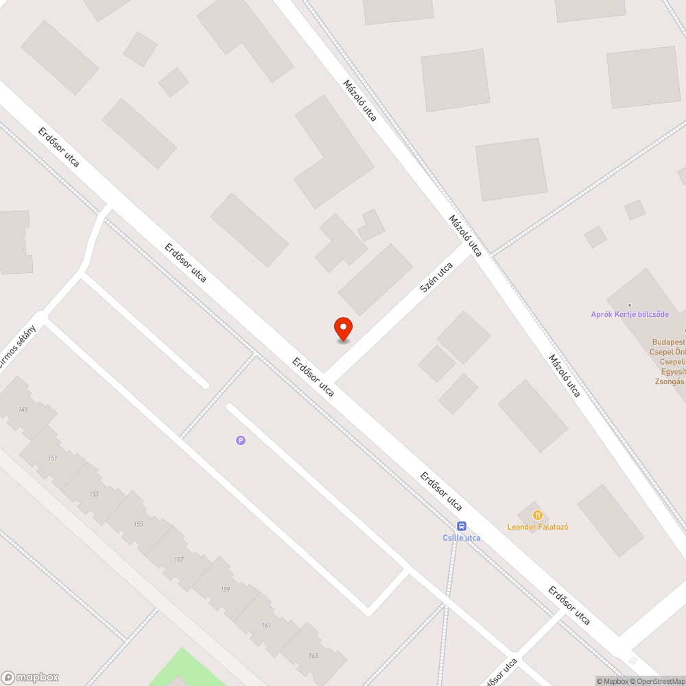 Hiányzó tábla bejelentés helye