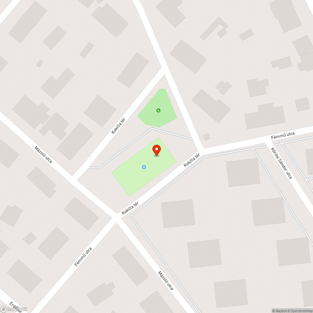 Sportpálya javítás bejelentés helye