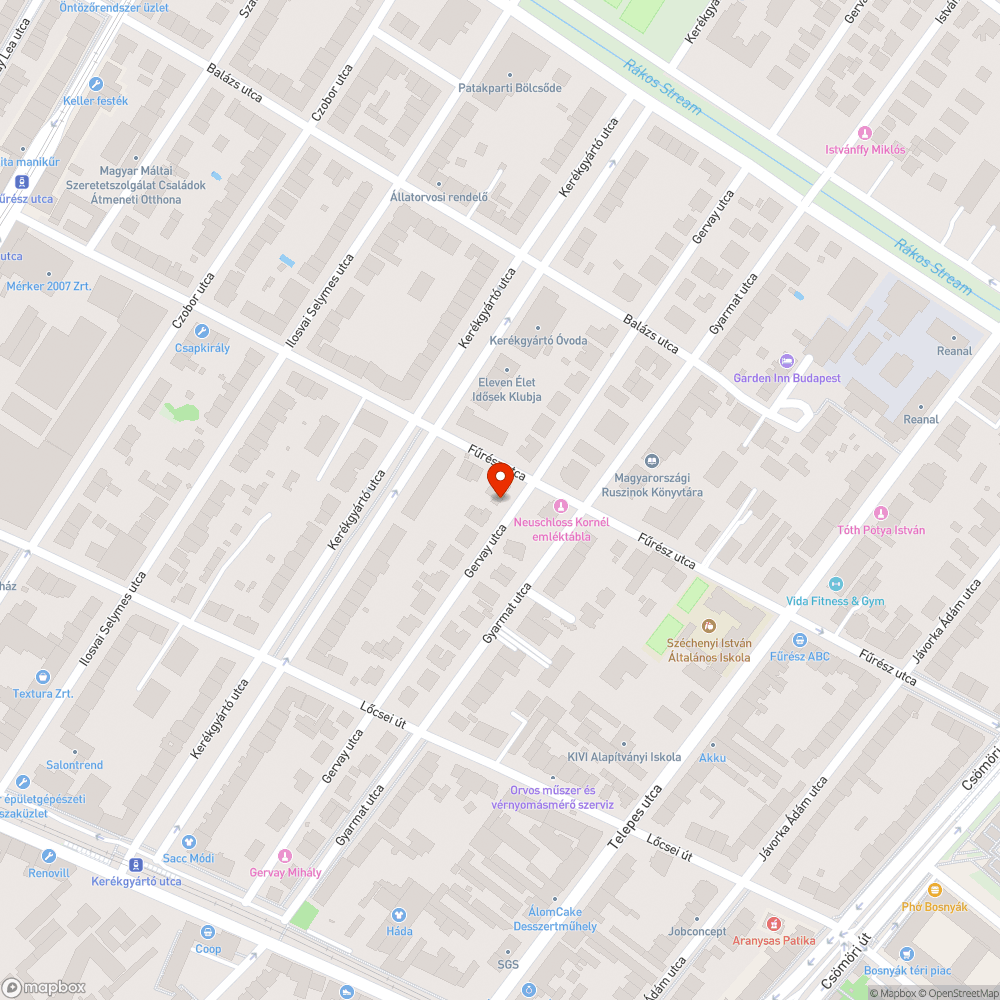 Kiszáradt fák a Gervay utca 30 előtt bejelentés helye