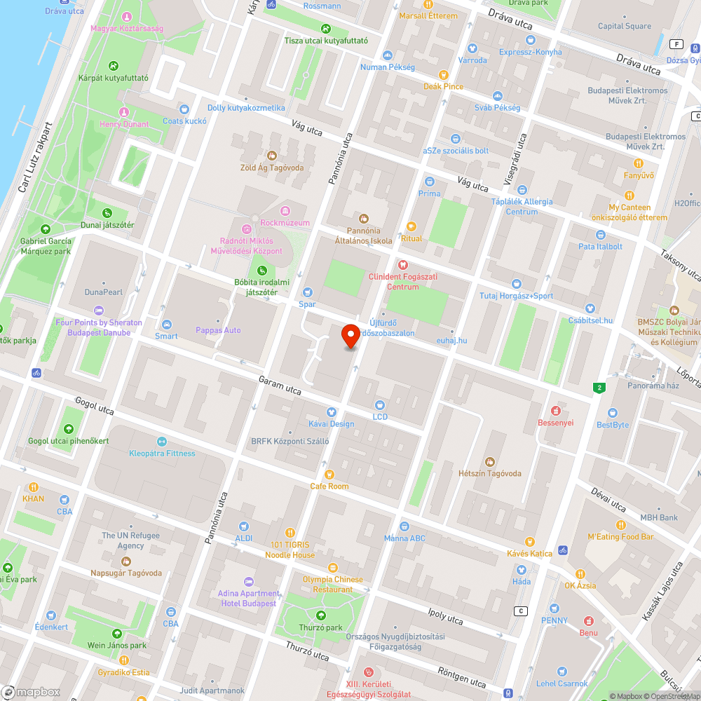 Galambpiszok és fokozódó csótányhelyzet bejelentés helye