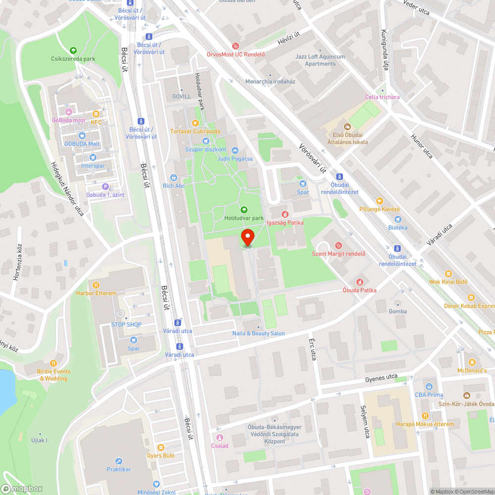 Kiszedett behajtásgátló bejelentés helye