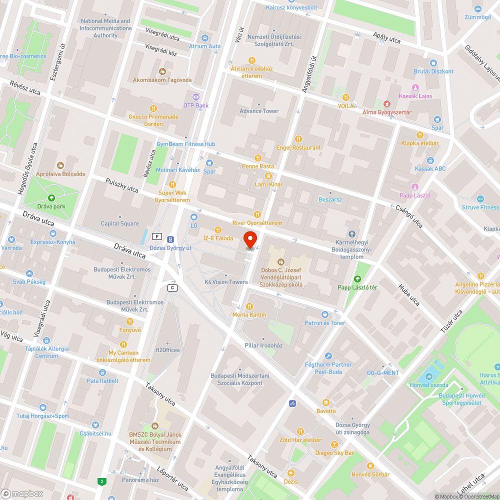 Angyalföldi út leszakadt faág bejelentés helye