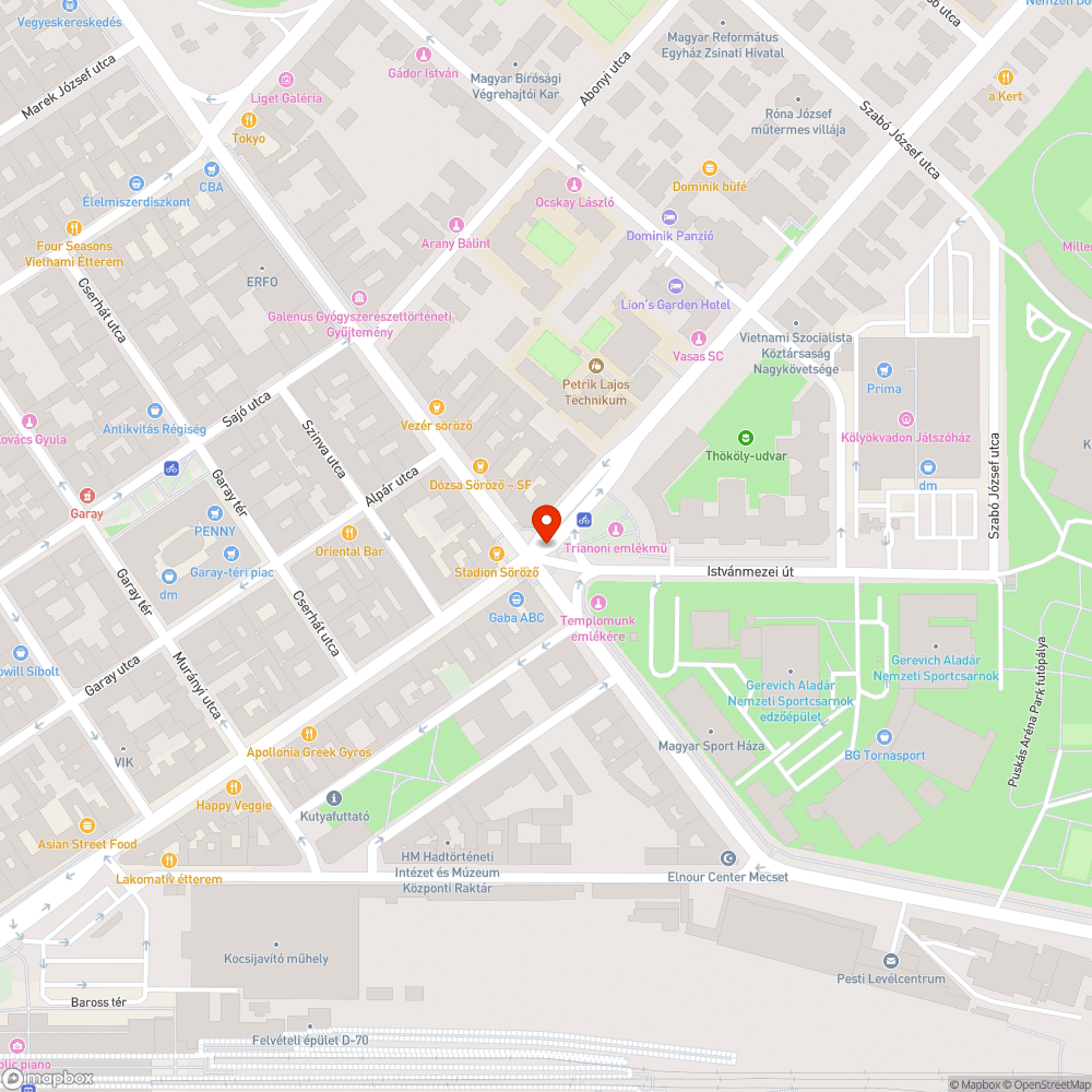 Letkart, elhagyott motorgépjármű bejelentés helye