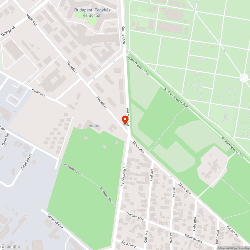 Hatalmas beton tömb otthagyva az út szélén bejelentés helye