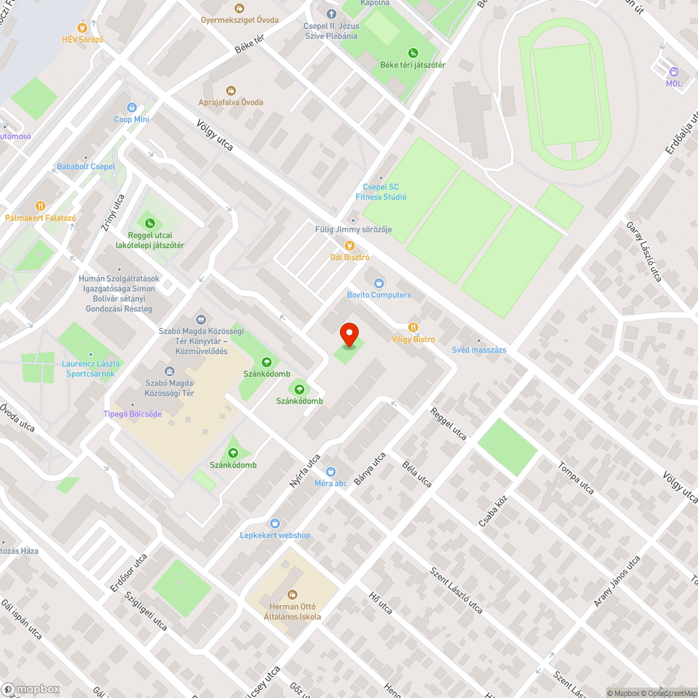 Bálványfa bejelentés helye