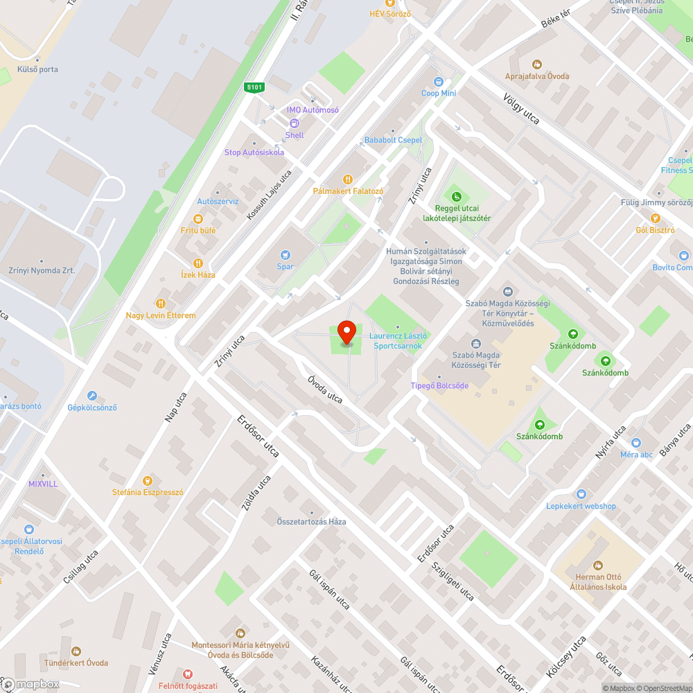 Szörnyű hang bejelentés helye