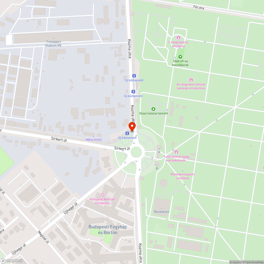 Graffitiktől elronditott elektromos szekrény bejelentés helye