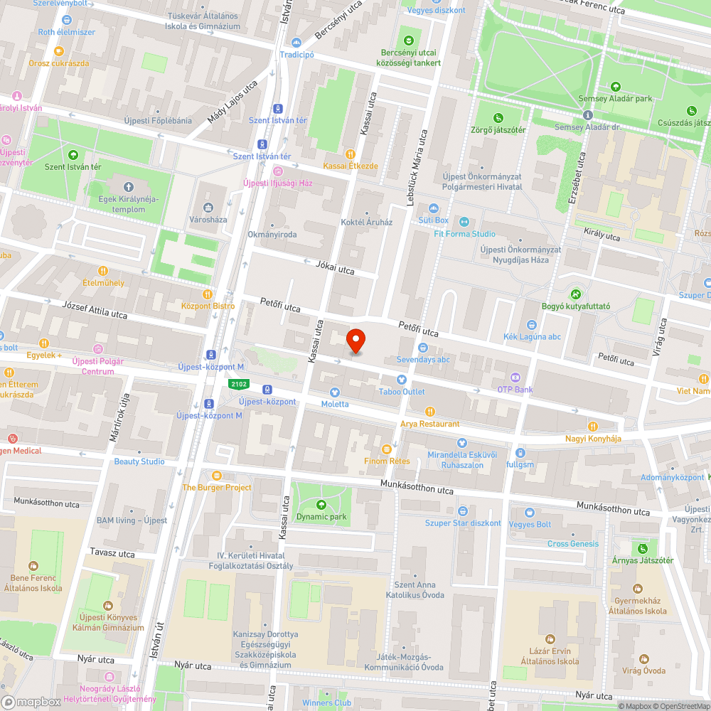 Újpest - Lefejezett fák bejelentés helye