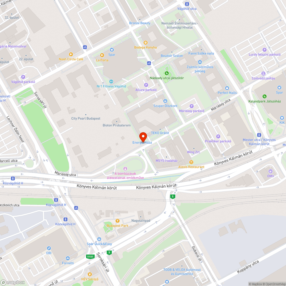 Földből kiálló betonvasak bejelentés helye