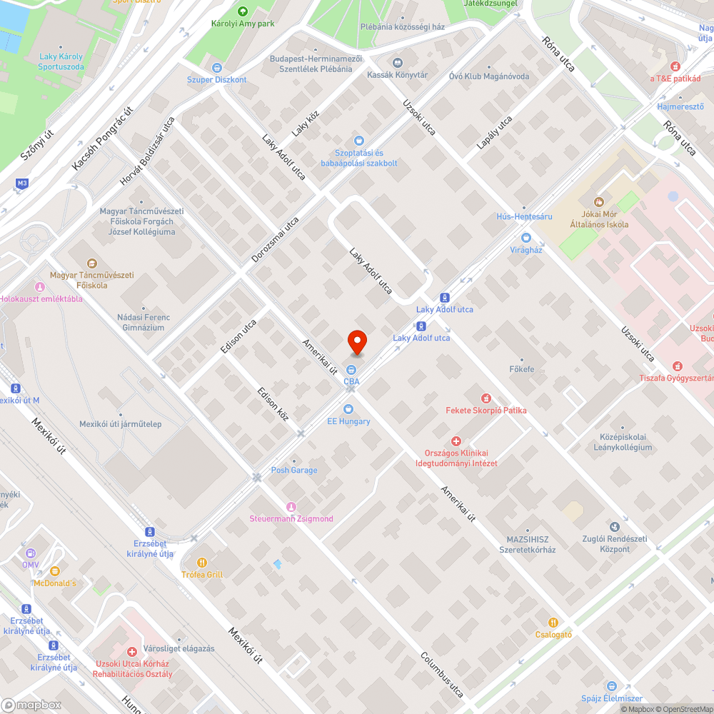 Szemét bejelentés helye