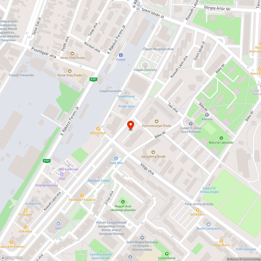 Sérült padok bejelentés helye