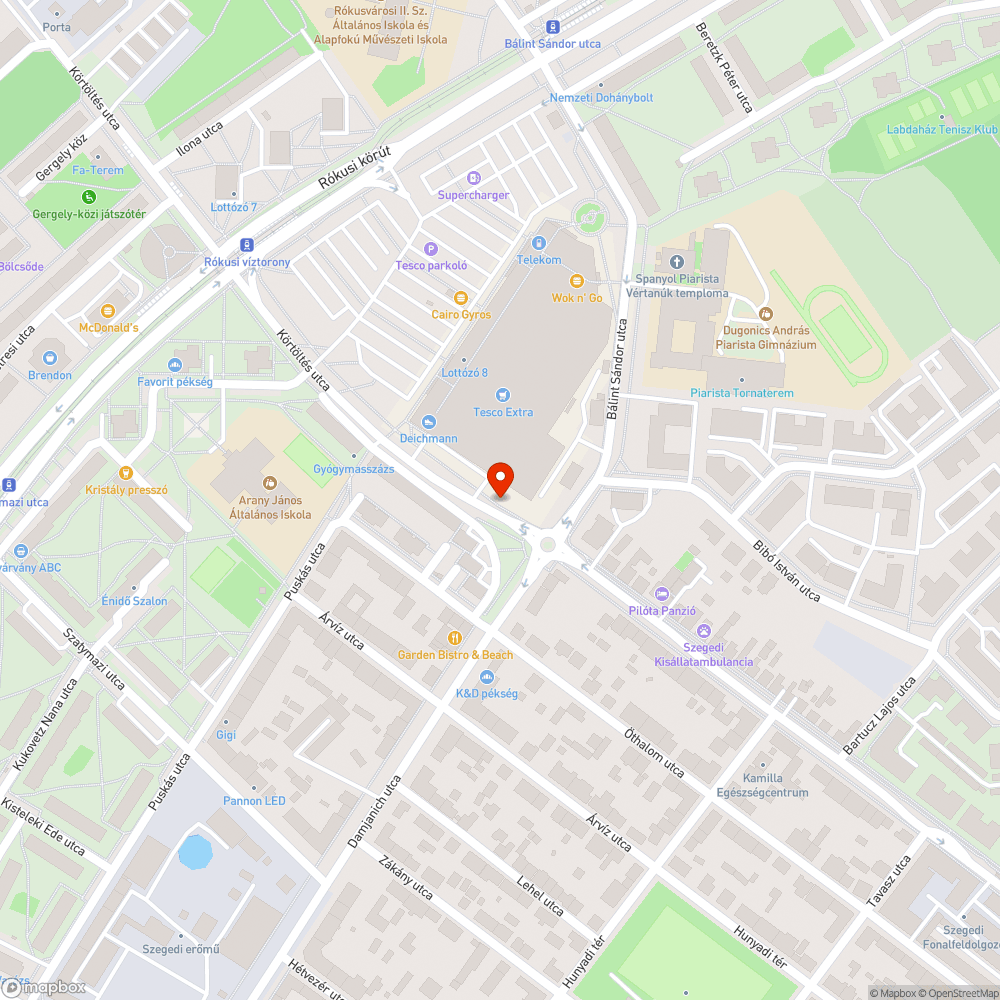 Forgalmas járdát szűkítő bokor - Körtöltés u. 38., Tesco oldalánál bejelentés helye