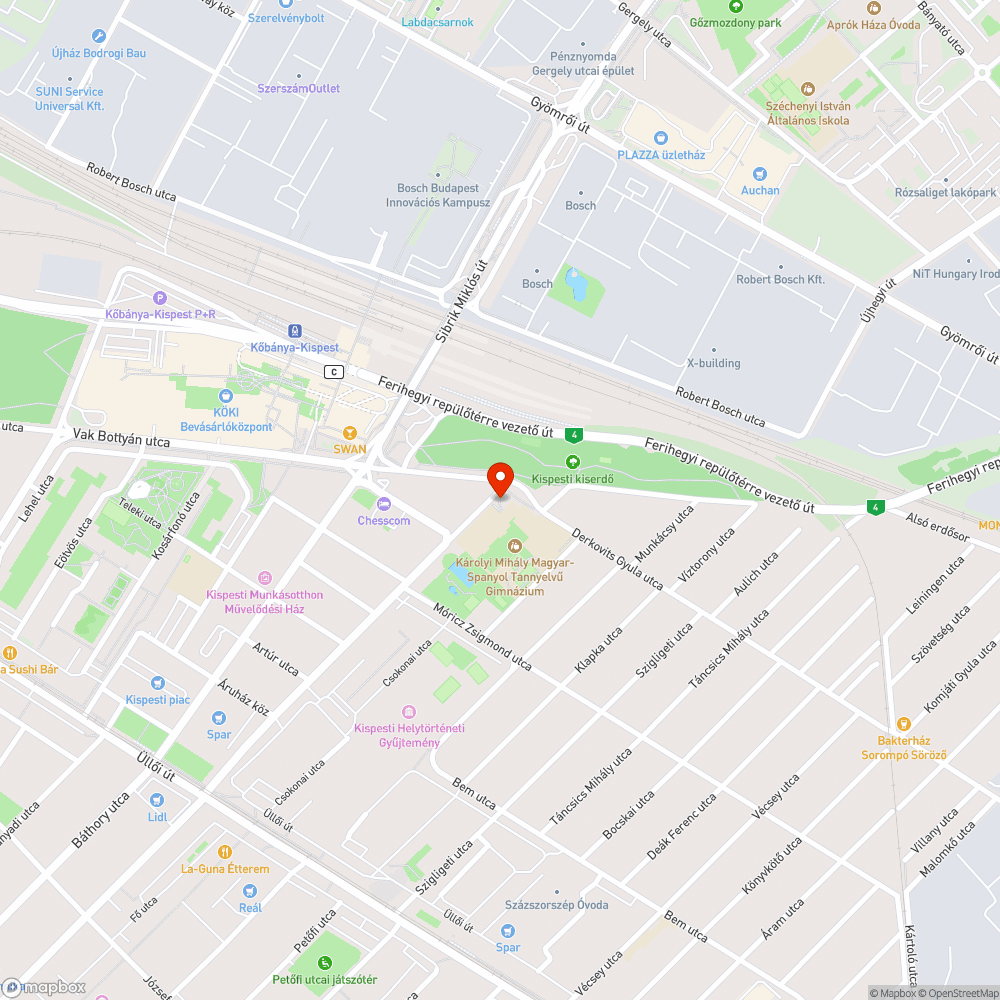 Lekopott zebra bejelentés helye