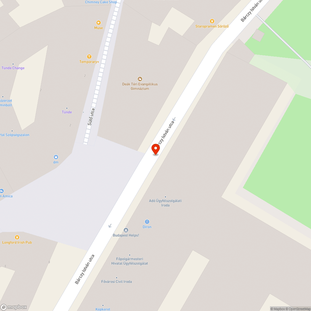 Sérült tábla bejelentés helye