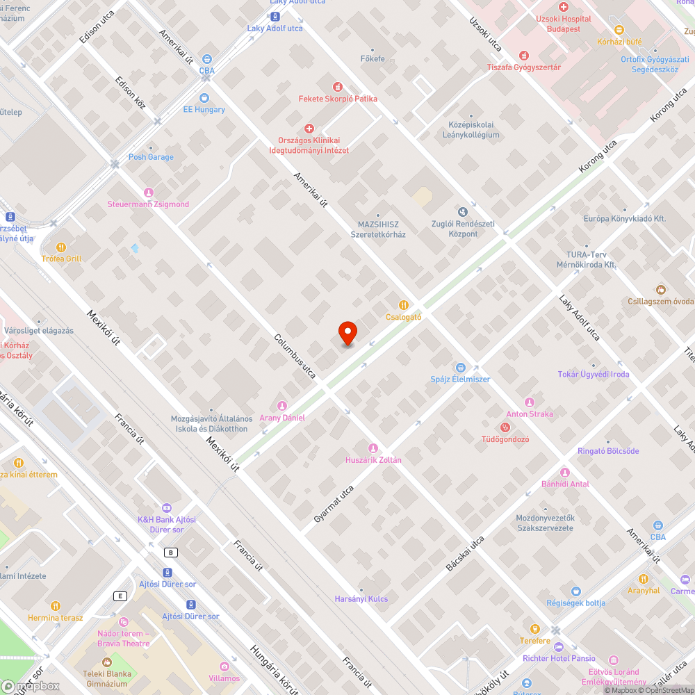 Kiszáradt fák bejelentés helye