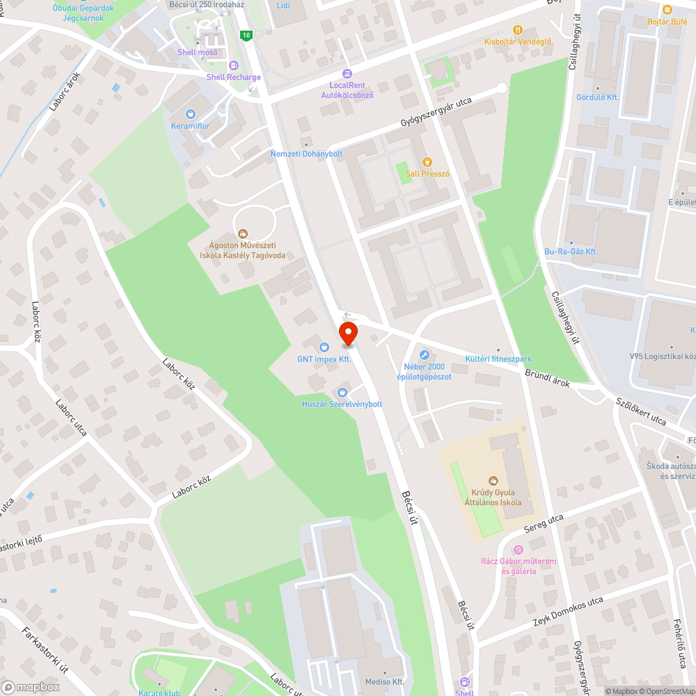 Gyalogosátkelőnél nem működő, összetört nyomógomb bejelentés helye