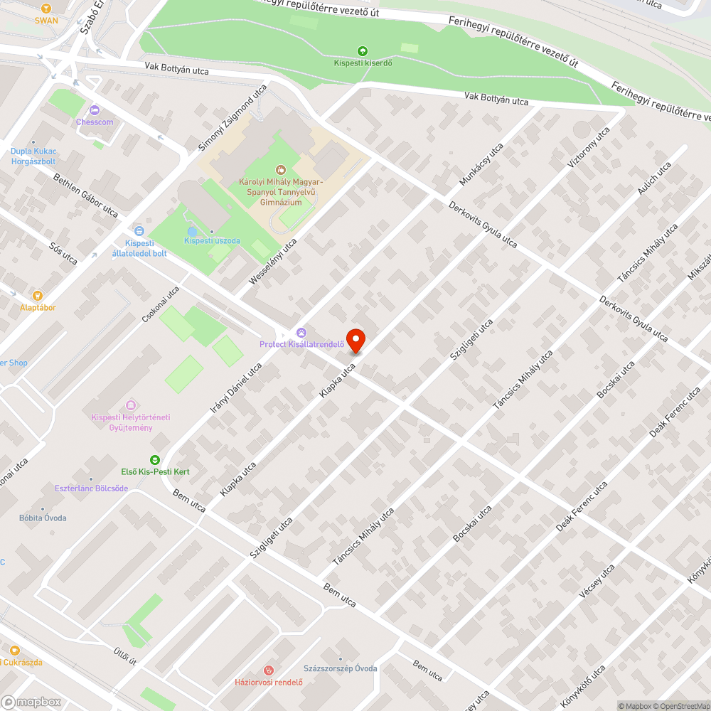 Megsüllyedt fedlap bejelentés helye