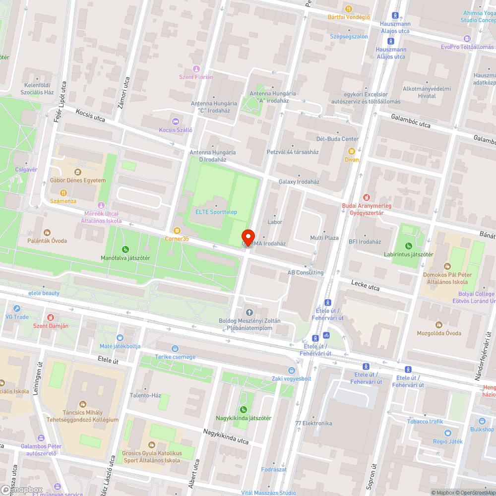 Kiszáradt fa bejelentés helye