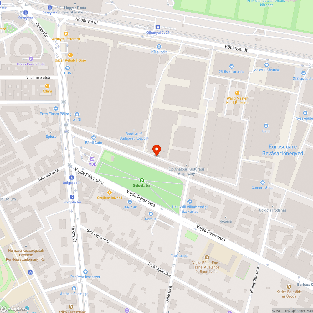 Roncs telep bejelentés helye