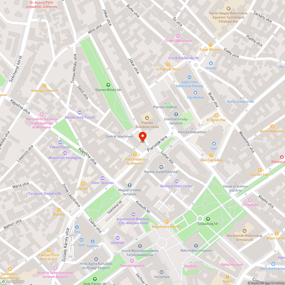 Nyitott műszaki doboz bejelentés helye