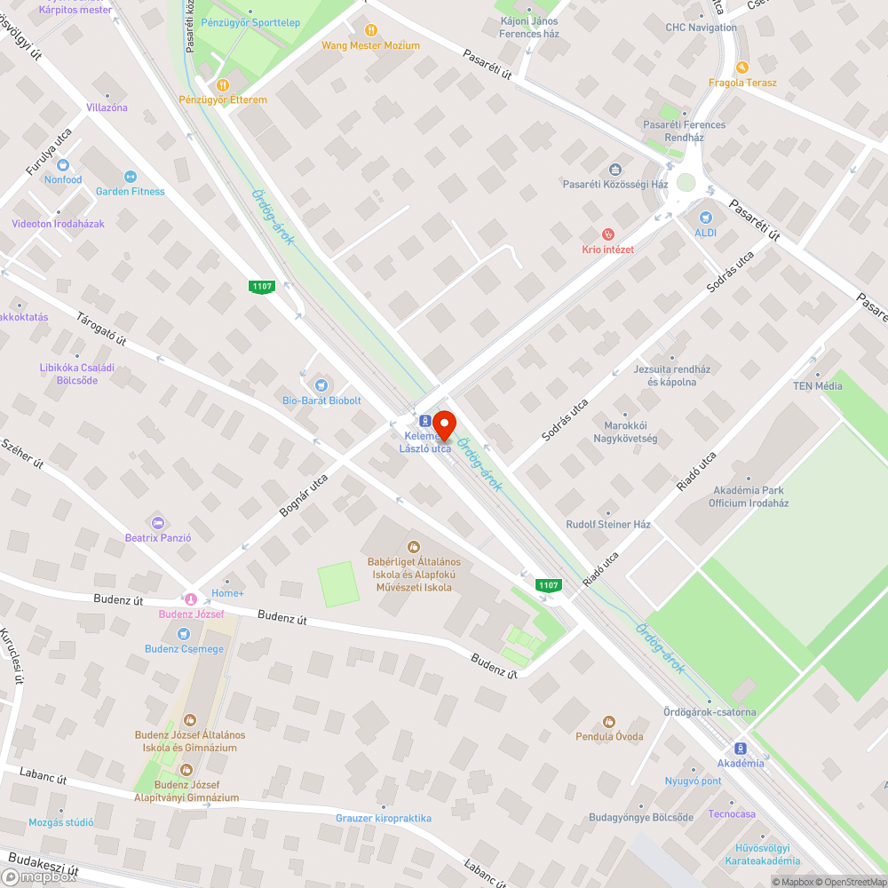 Graffiti az árok szélén bejelentés helye