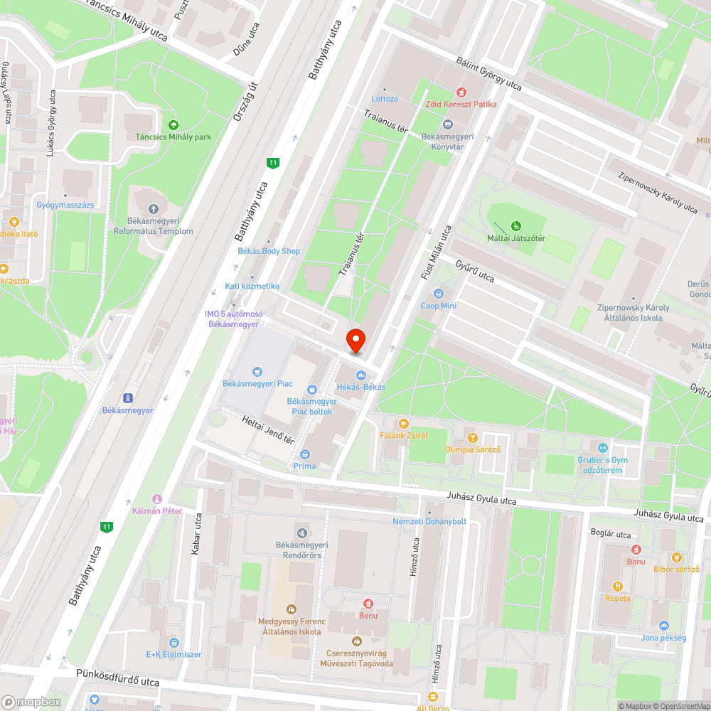 Kiégett bejelentés helye