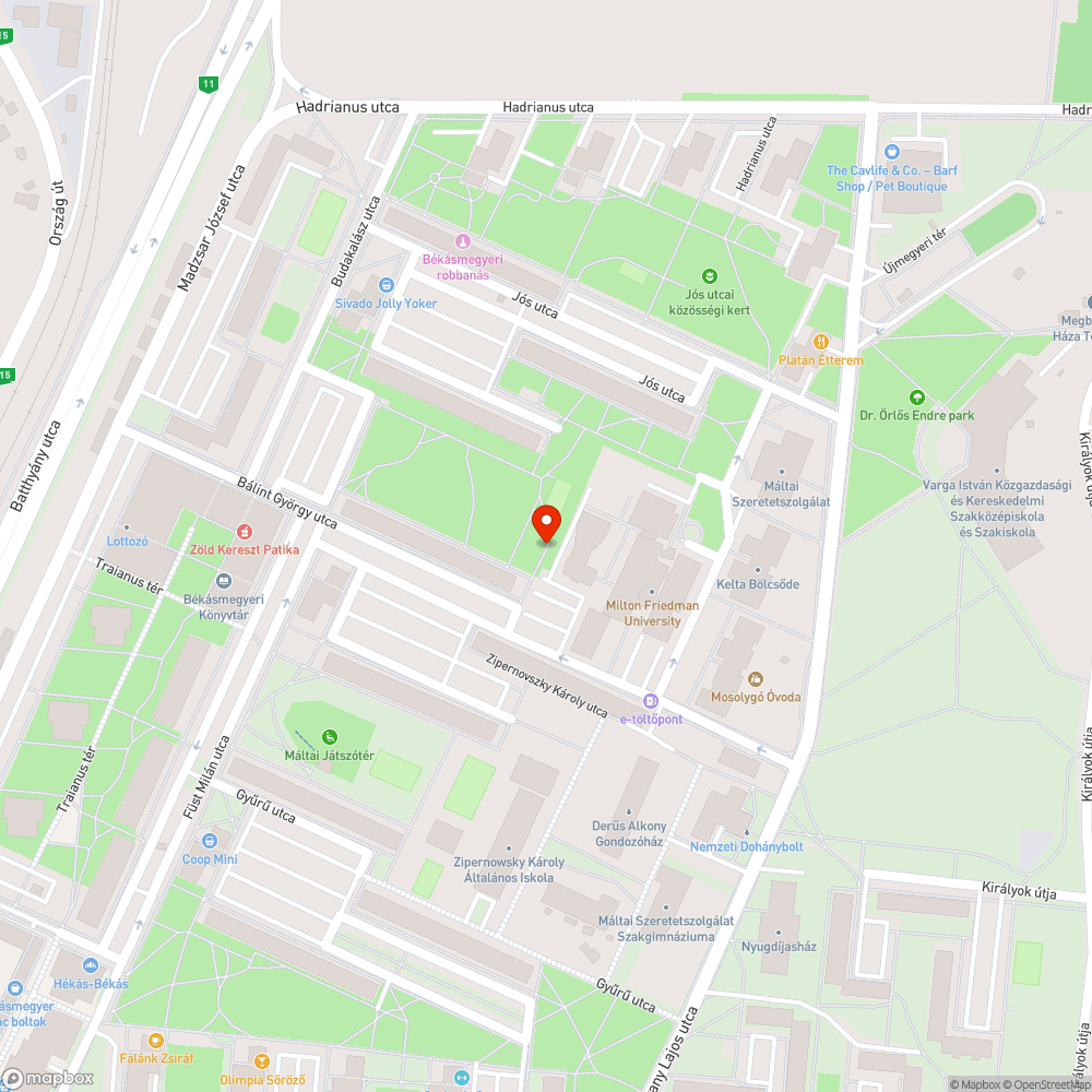 Kiégett lámpa bejelentés helye