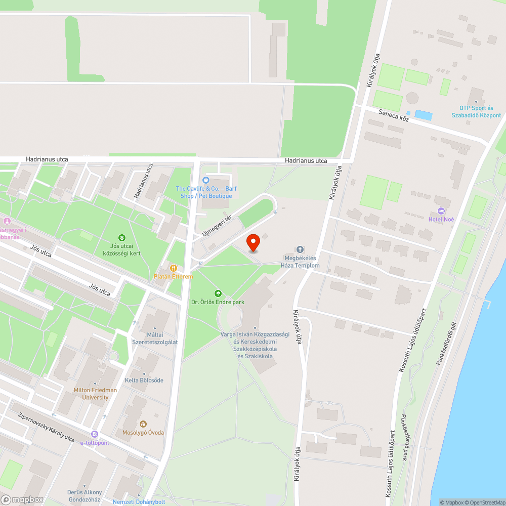 Hepehupás járda bejelentés helye