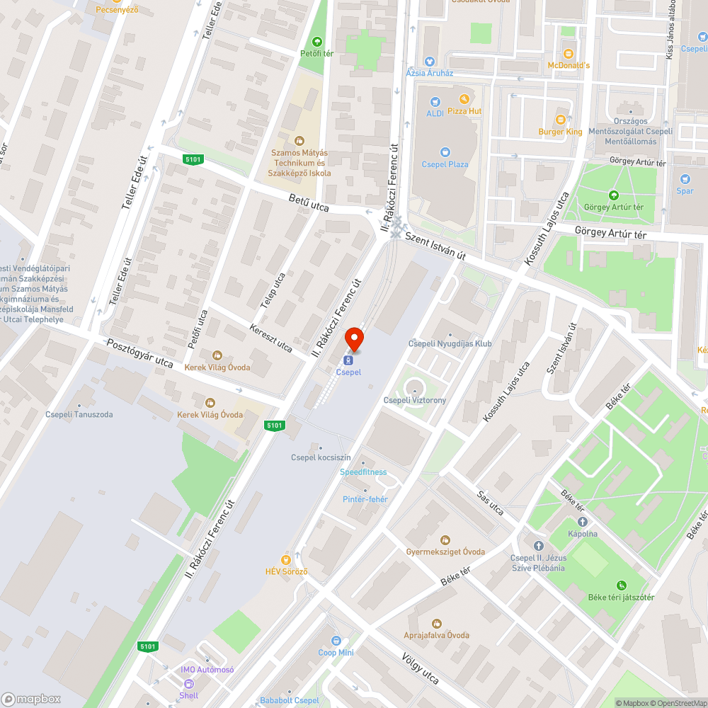 H7 végállomás szemét bejelentés helye