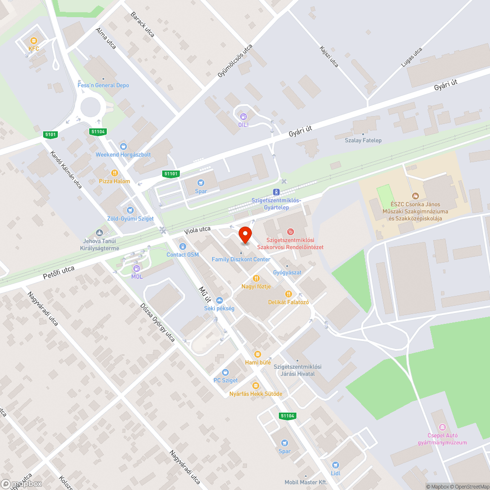 Parlagfű a megálló melletti diszkontnal bejelentés helye