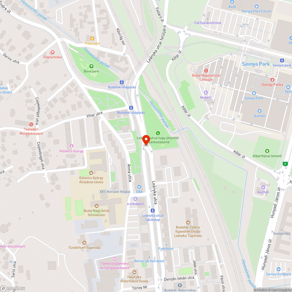 Elfeledett csemeték bejelentés helye